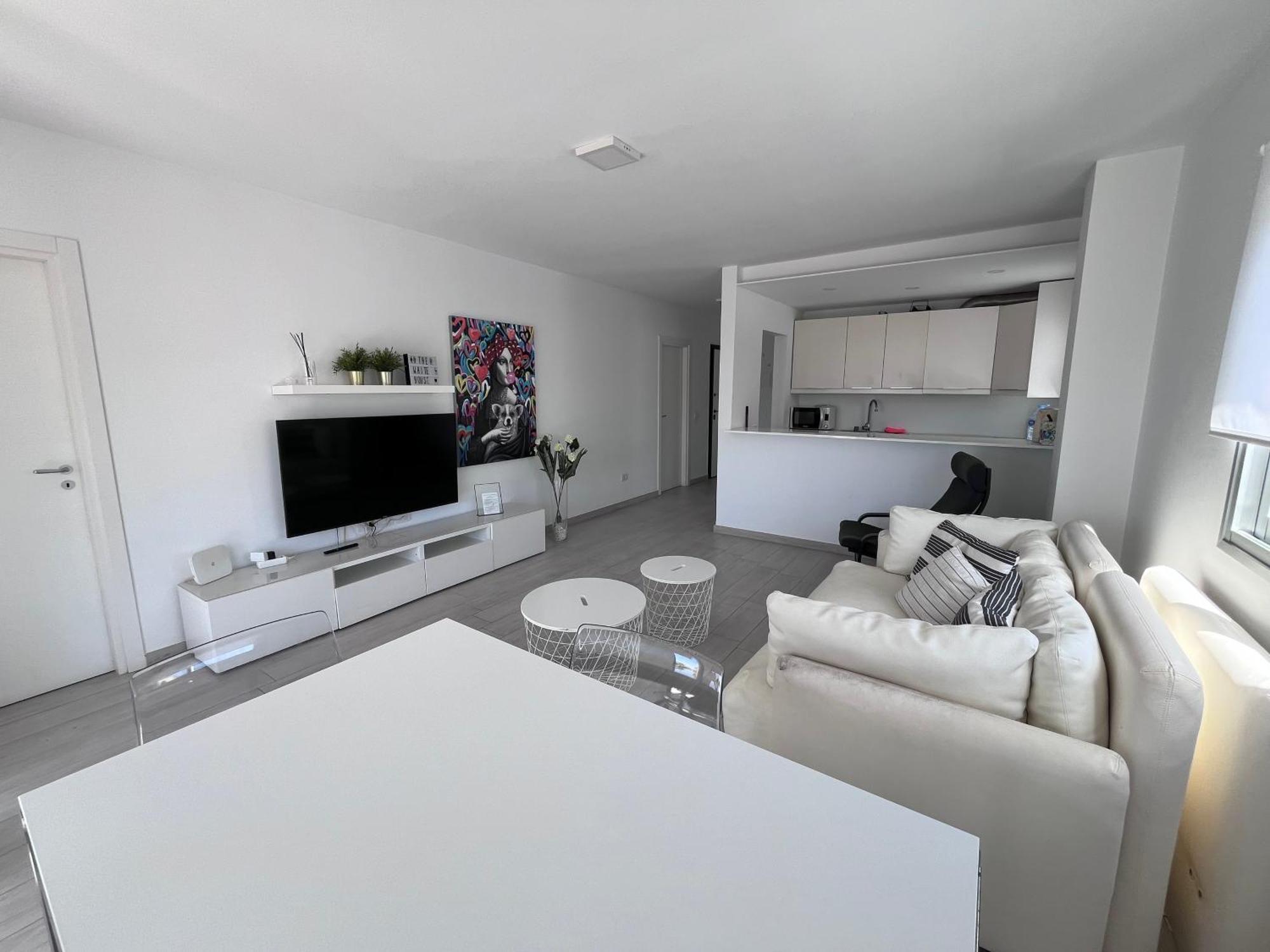Apartament The White Heart House - Attic Sea View Los Cristianos  Zewnętrze zdjęcie