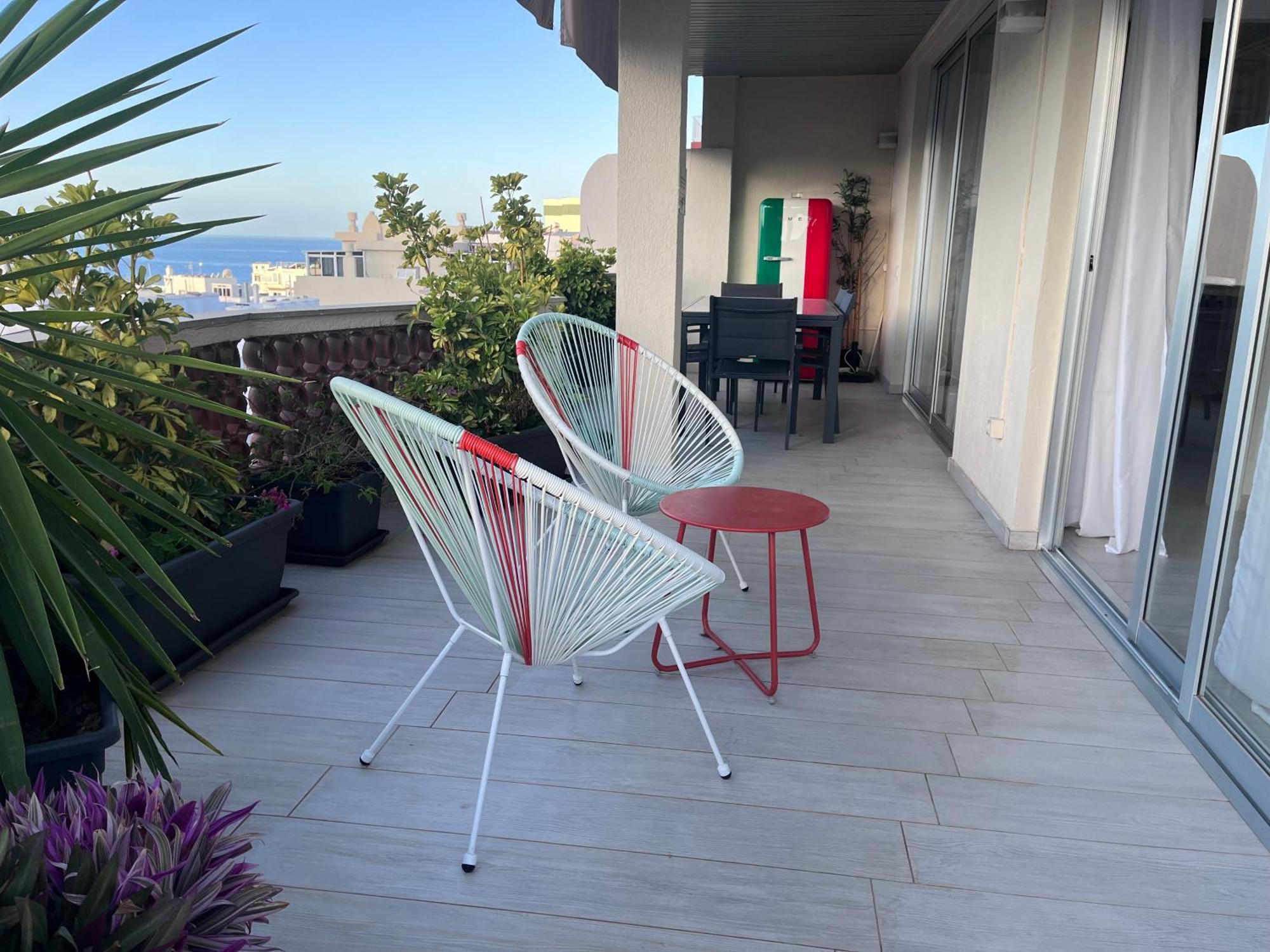 Apartament The White Heart House - Attic Sea View Los Cristianos  Zewnętrze zdjęcie