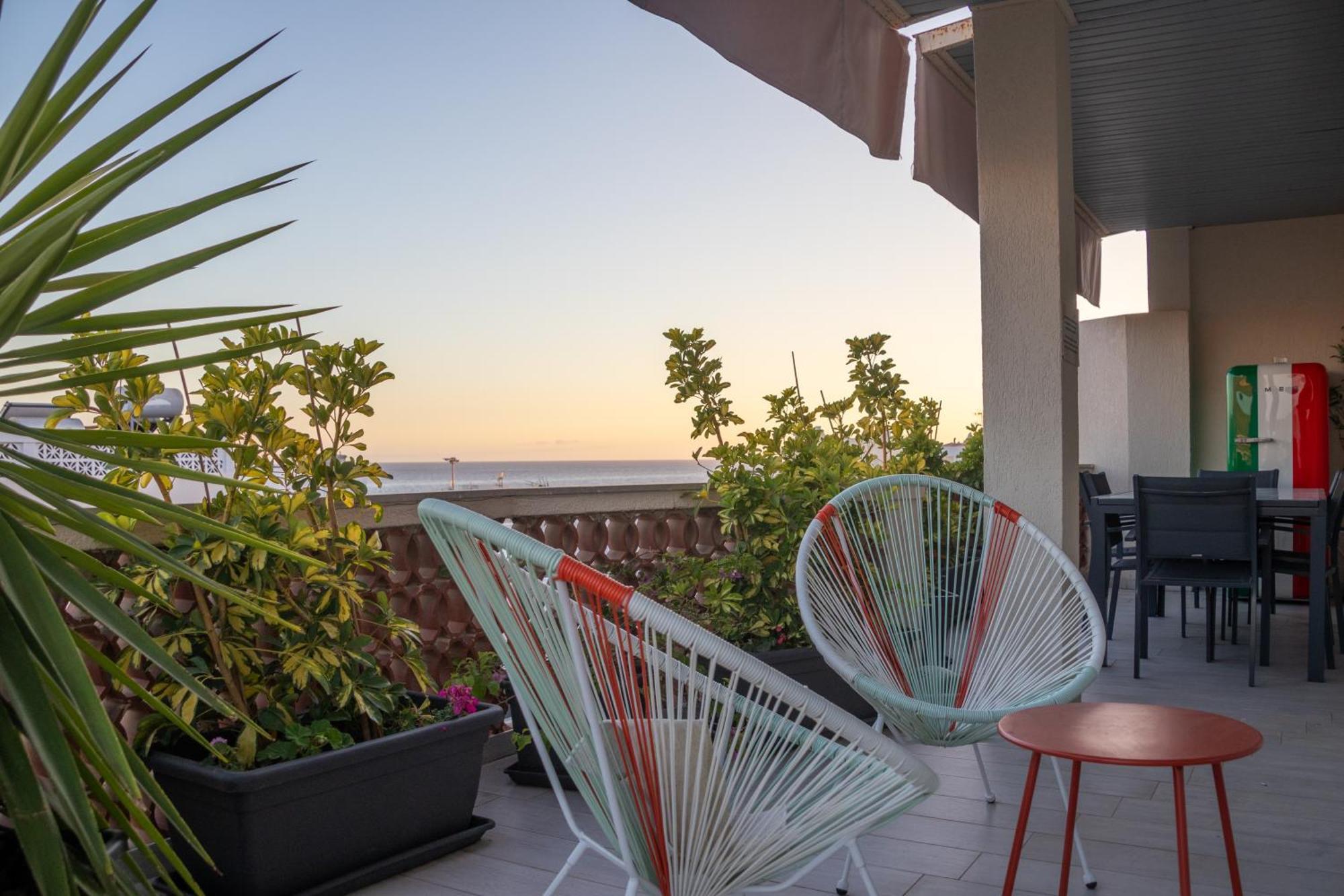 Apartament The White Heart House - Attic Sea View Los Cristianos  Zewnętrze zdjęcie